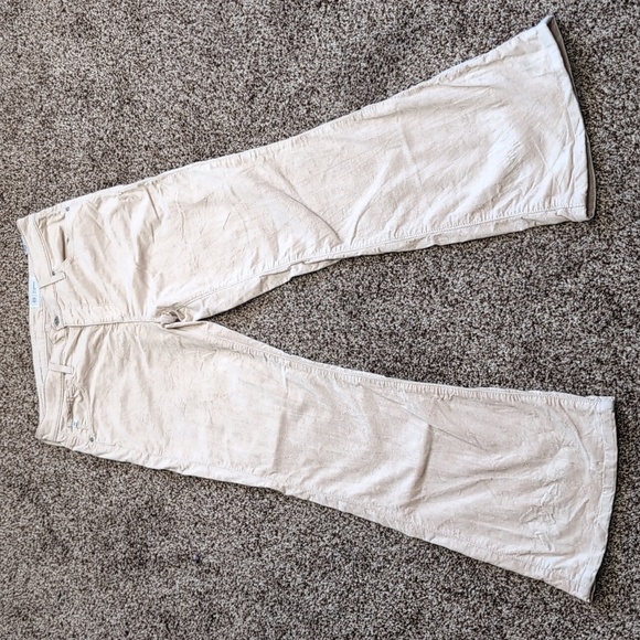 AG Adriano Goldschmied Farrah Boot High Rise Creamy Velvet Women's Pants  31x32 - Picture 1 of 15